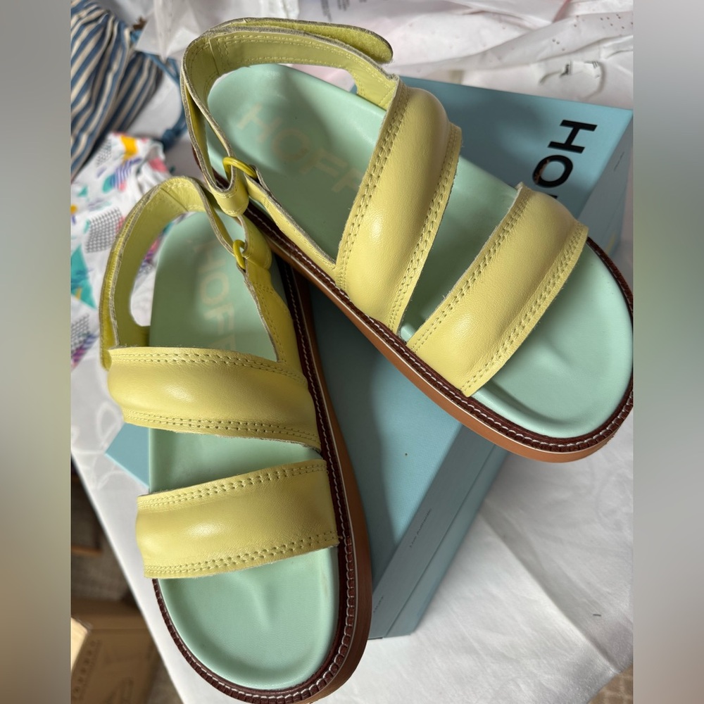 The Hoff Brand Road Lime Sandals
